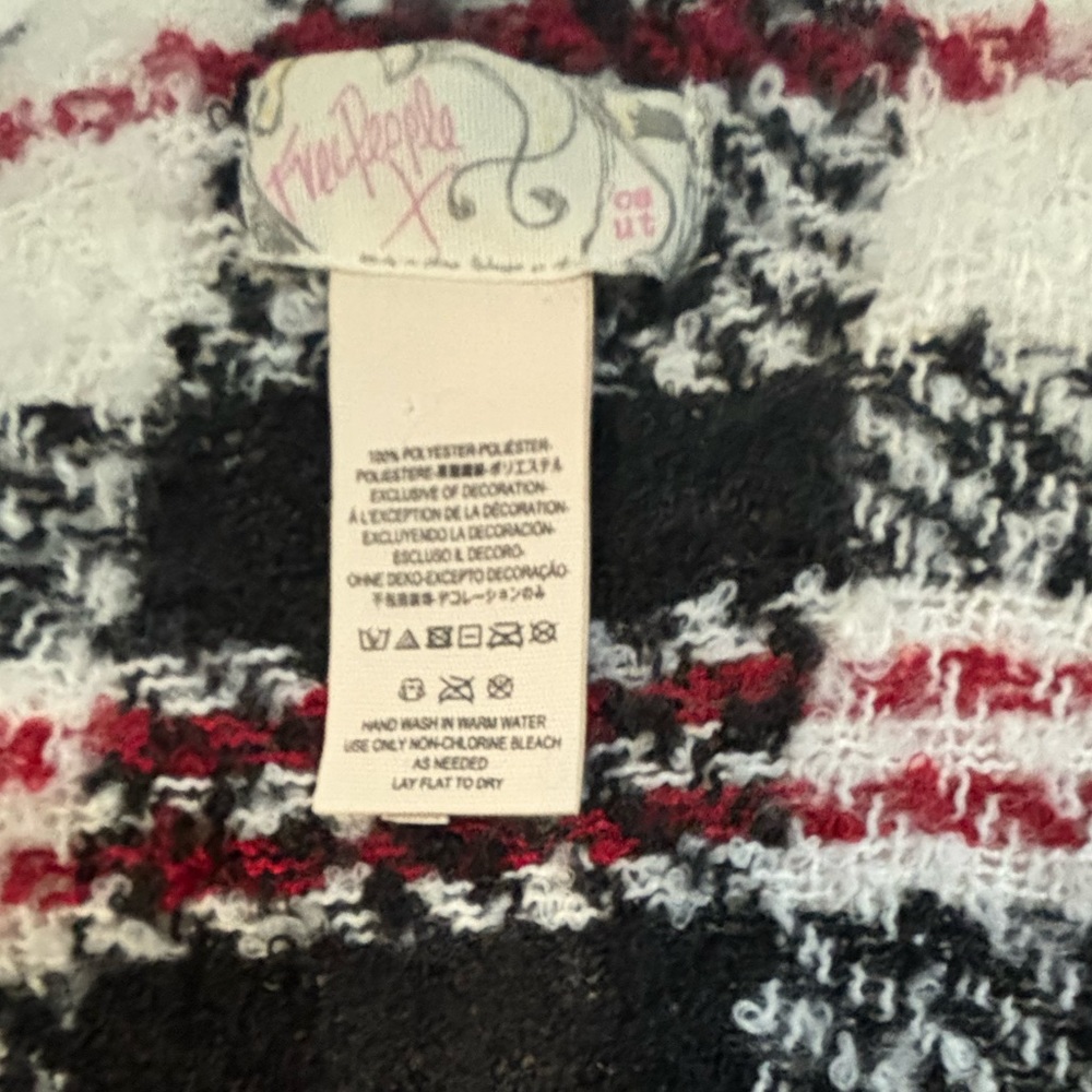 FREE PEOPLE Plaid Oversized Scarf - Picture 3 of 6